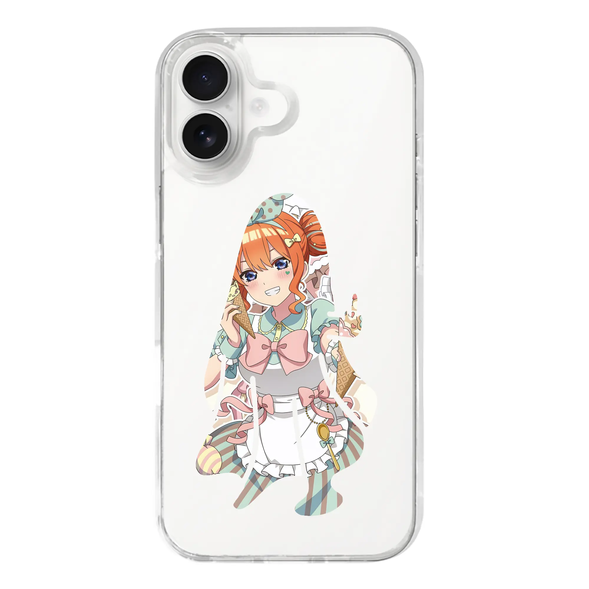 五等分の花嫁 グッズ 中野 四葉 - iPhone 17シリーズ 透明スマホケース – 薄型・耐衝撃・精密フィット保護カバー